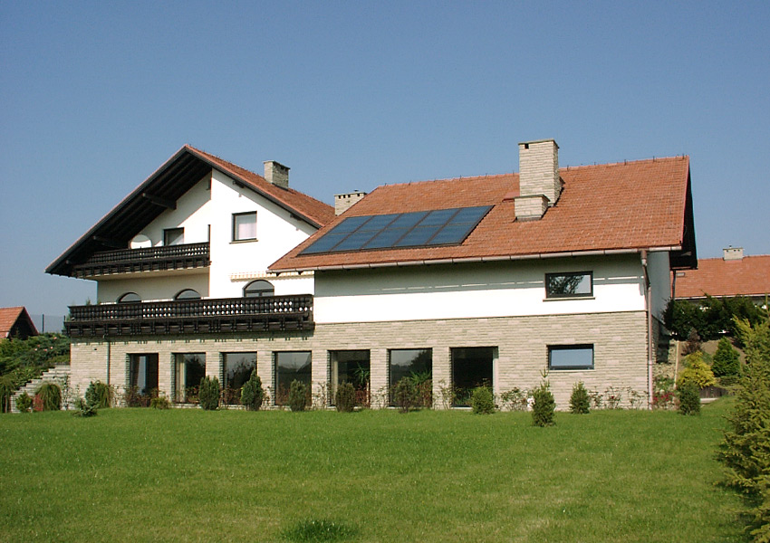 Instalacja solarna wspomaganie ogrzewania domu