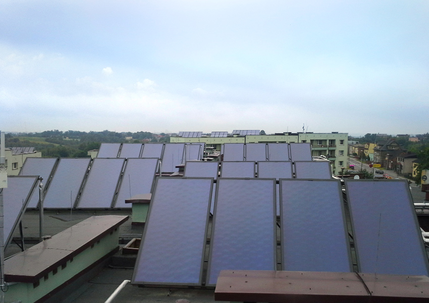 Instalacje solarne w blokach mieszkalnych
