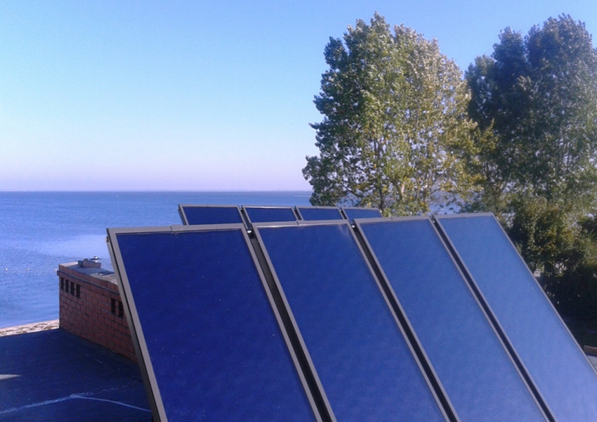 Kolektory płaskie pensjonat nad morzem dobre solary